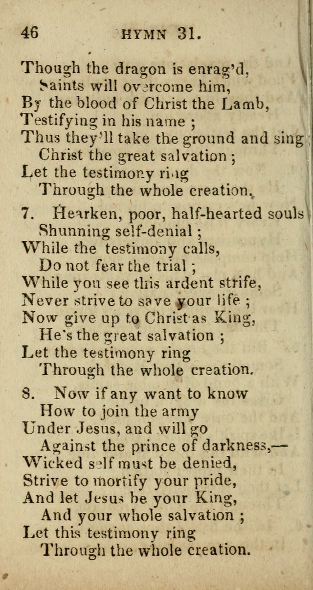 A Choice Selection of Hymns and Spiritual Songs, Designed to Aid in the Devotions of Prayer, Conference, and Camp-Meetings page 53