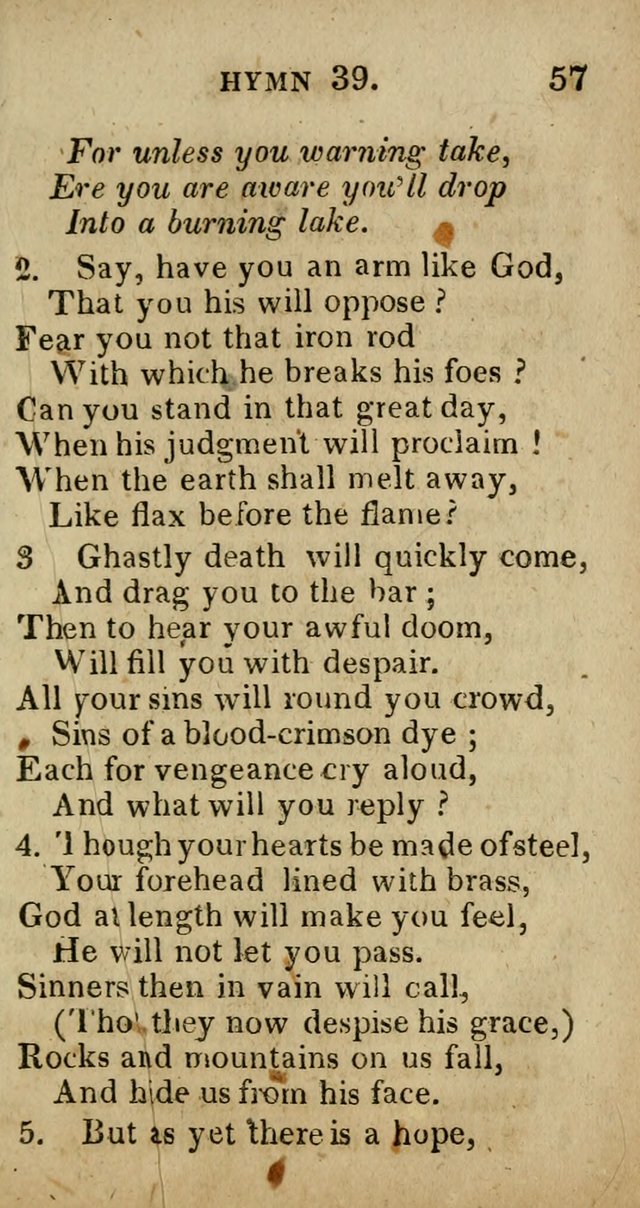 A Choice Selection of Hymns and Spiritual Songs, Designed to Aid in the Devotions of Prayer, Conference, and Camp-Meetings page 66