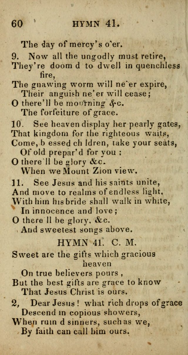 A Choice Selection of Hymns and Spiritual Songs, Designed to Aid in the Devotions of Prayer, Conference, and Camp-Meetings page 69