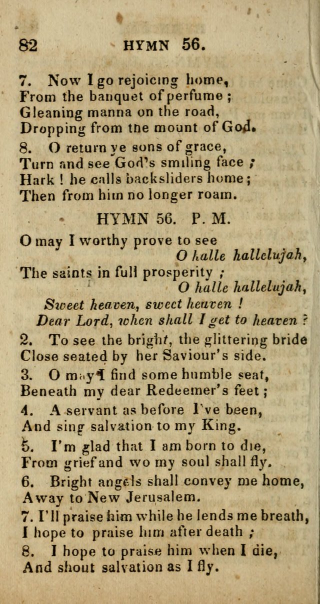 A Choice Selection of Hymns and Spiritual Songs, Designed to Aid in the Devotions of Prayer, Conference, and Camp-Meetings page 93