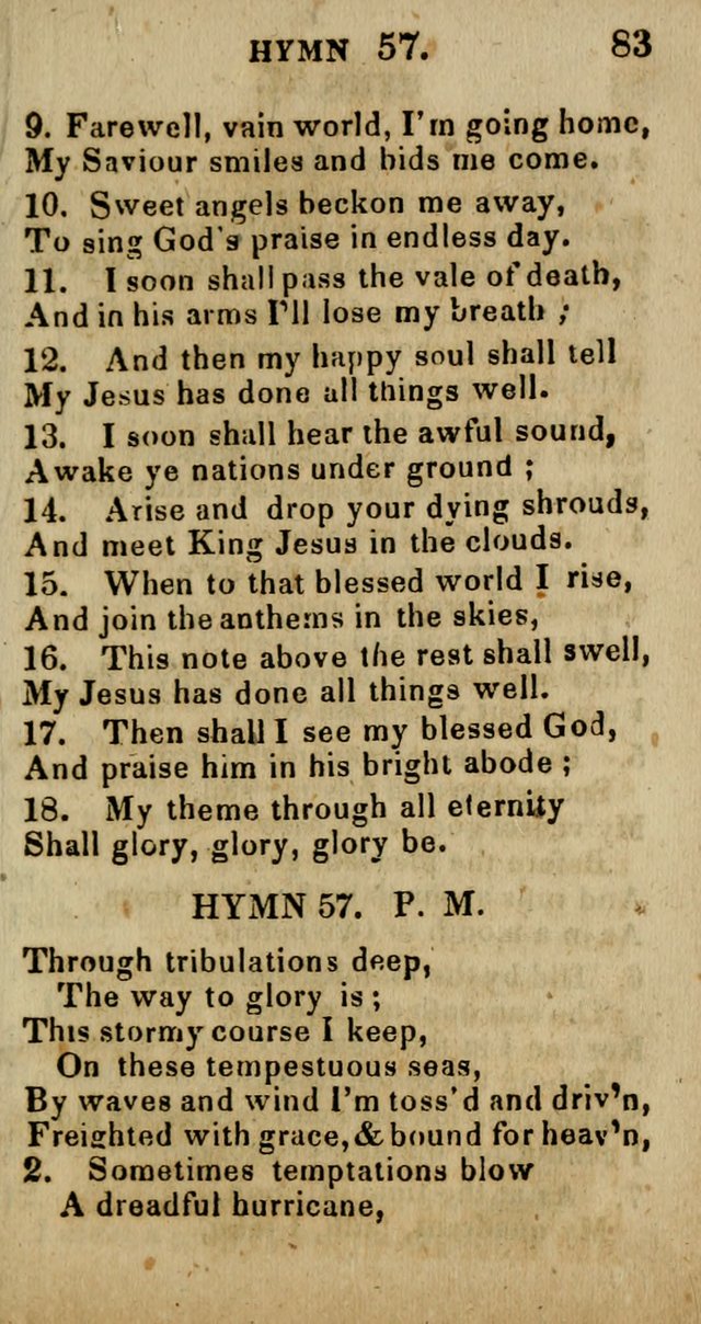 A Choice Selection of Hymns and Spiritual Songs, Designed to Aid in the Devotions of Prayer, Conference, and Camp-Meetings page 94