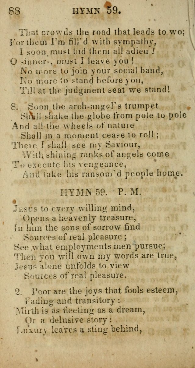 A Choice Selection of Hymns and Spiritual Songs, Designed to Aid in the Devotions of Prayer, Conference, and Camp-Meetings page 99