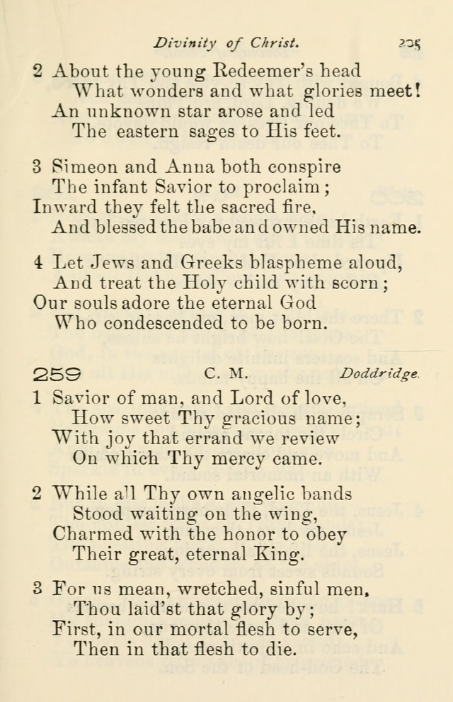 A Choice Selection of Hymns and Spiritual Songs for the use of the Baptist Church and all lovers of song page 208