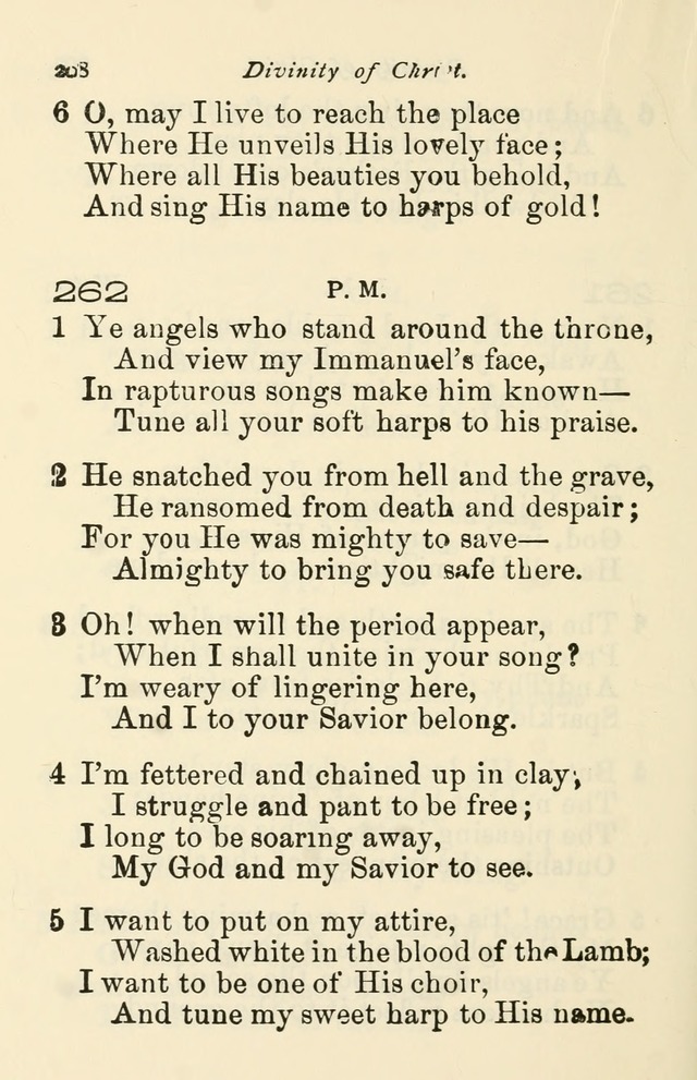 A Choice Selection of Hymns and Spiritual Songs for the use of the Baptist Church and all lovers of song page 211