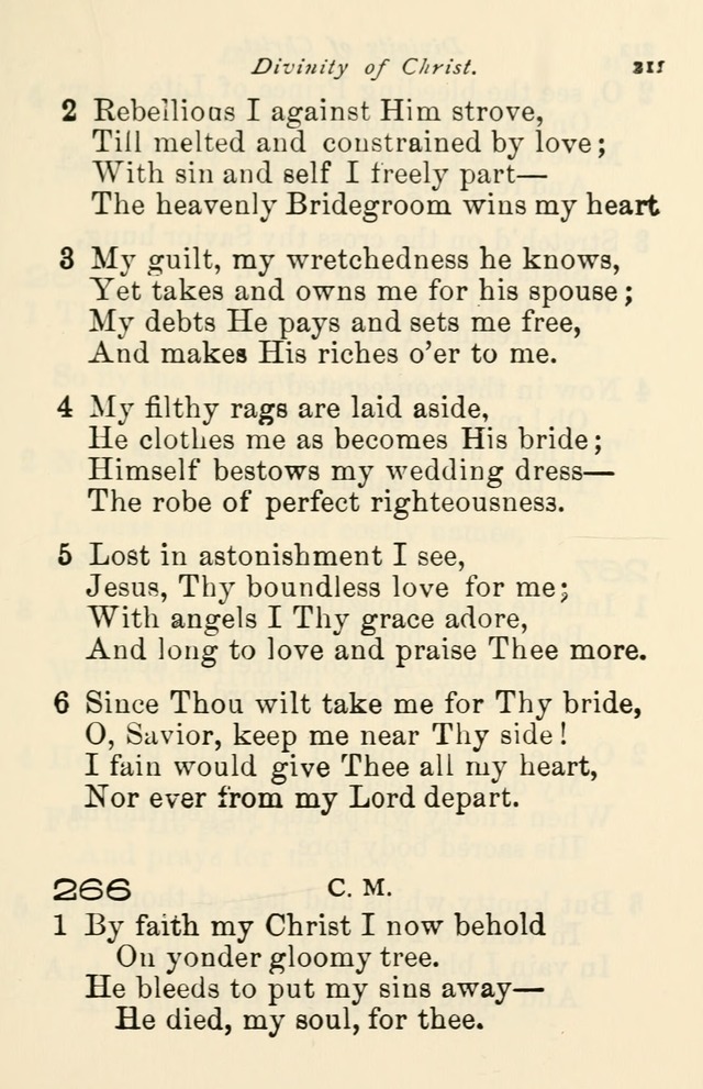 A Choice Selection of Hymns and Spiritual Songs for the use of the Baptist Church and all lovers of song page 214