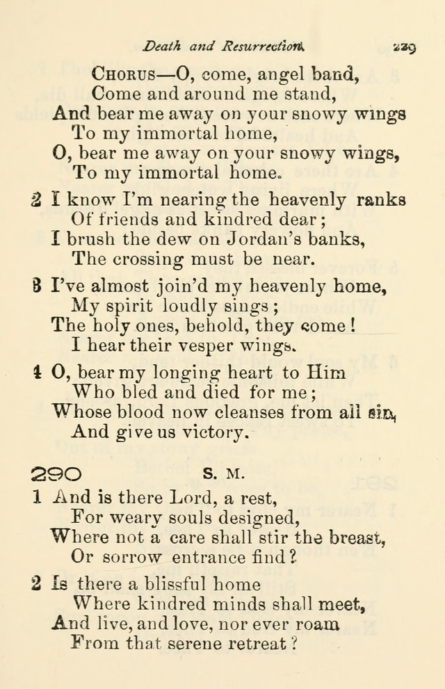 A Choice Selection of Hymns and Spiritual Songs for the use of the Baptist Church and all lovers of song page 232