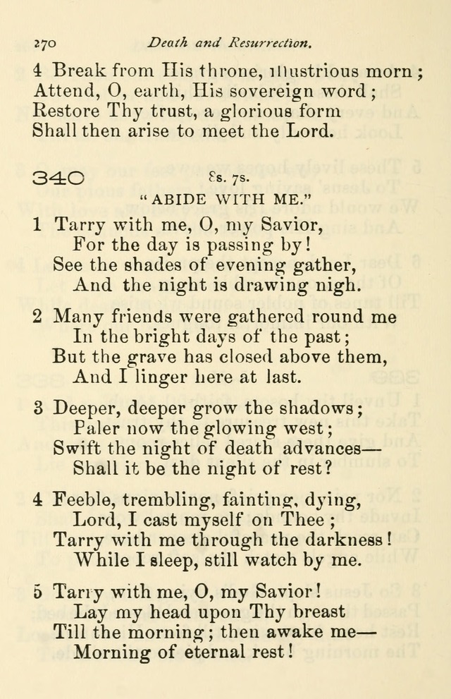 A Choice Selection of Hymns and Spiritual Songs for the use of the Baptist Church and all lovers of song page 273