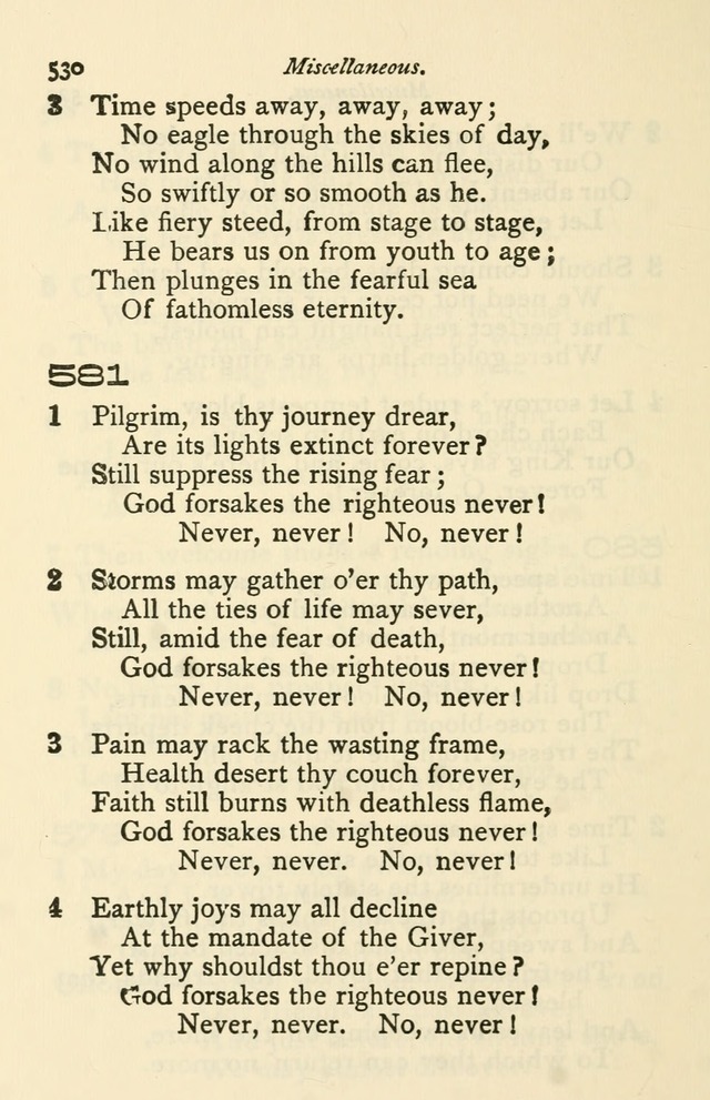 A Choice Selection of Hymns and Spiritual Songs for the use of the Baptist Church and all lovers of song page 533