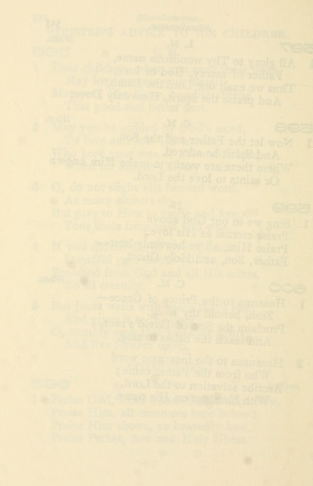 A Choice Selection of Hymns and Spiritual Songs for the use of the Baptist Church and all lovers of song page 547