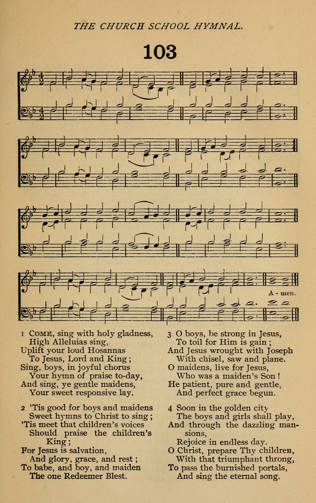 The Church School Hymnal with Tunes page 124