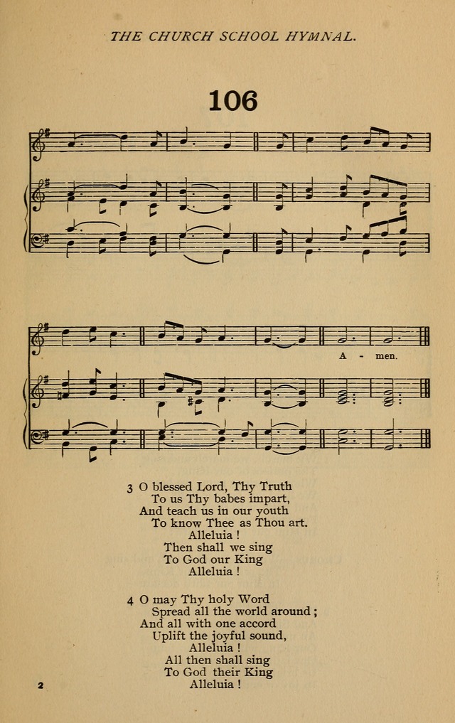 The Church School Hymnal with Tunes page 128