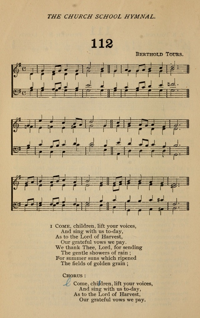 The Church School Hymnal with Tunes page 135