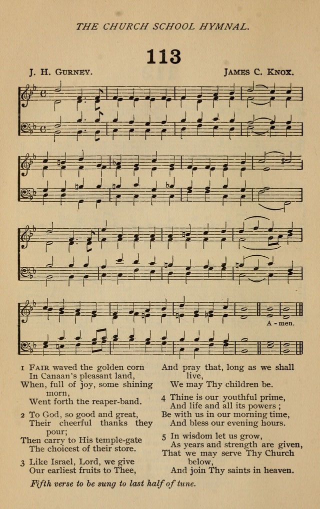 The Church School Hymnal with Tunes page 137