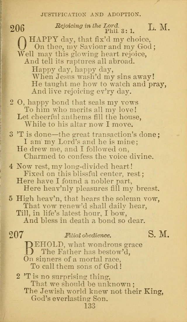 A Collection of Spiritual Hymns: adapted to the Various Kinds of Christian Worship, and especially designed for the use of the Brethren in Christ. 2nd ed. page 135