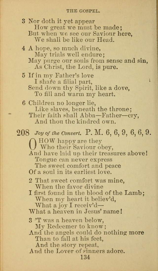 A Collection of Spiritual Hymns: adapted to the Various Kinds of Christian Worship, and especially designed for the use of the Brethren in Christ. 2nd ed. page 136