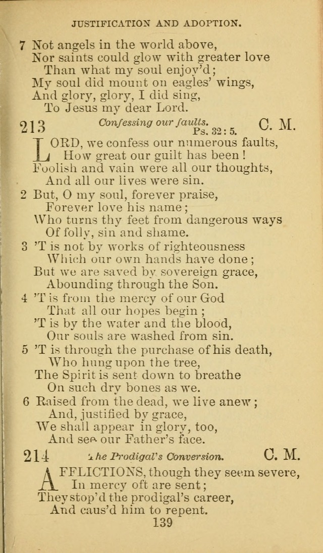 A Collection of Spiritual Hymns: adapted to the Various Kinds of Christian Worship, and especially designed for the use of the Brethren in Christ. 2nd ed. page 141