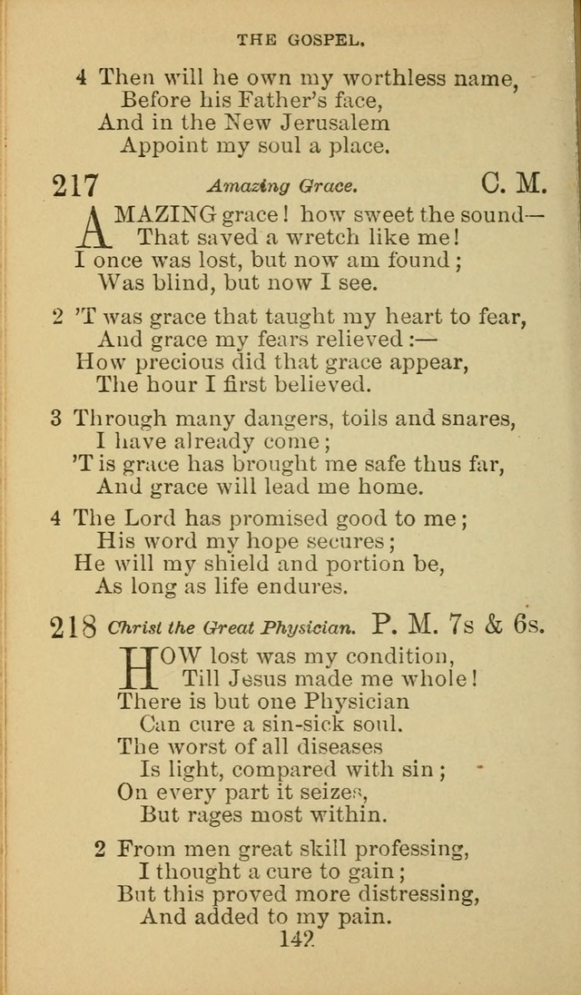 A Collection of Spiritual Hymns: adapted to the Various Kinds of Christian Worship, and especially designed for the use of the Brethren in Christ. 2nd ed. page 144