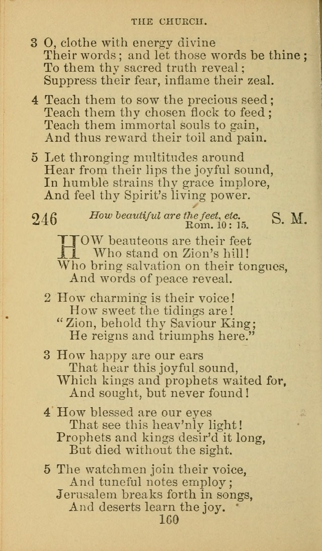 A Collection of Spiritual Hymns: adapted to the Various Kinds of Christian Worship, and especially designed for the use of the Brethren in Christ. 2nd ed. page 162