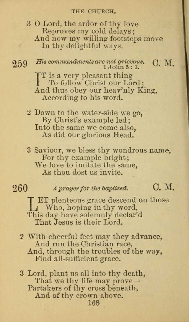 A Collection of Spiritual Hymns: adapted to the Various Kinds of Christian Worship, and especially designed for the use of the Brethren in Christ. 2nd ed. page 170