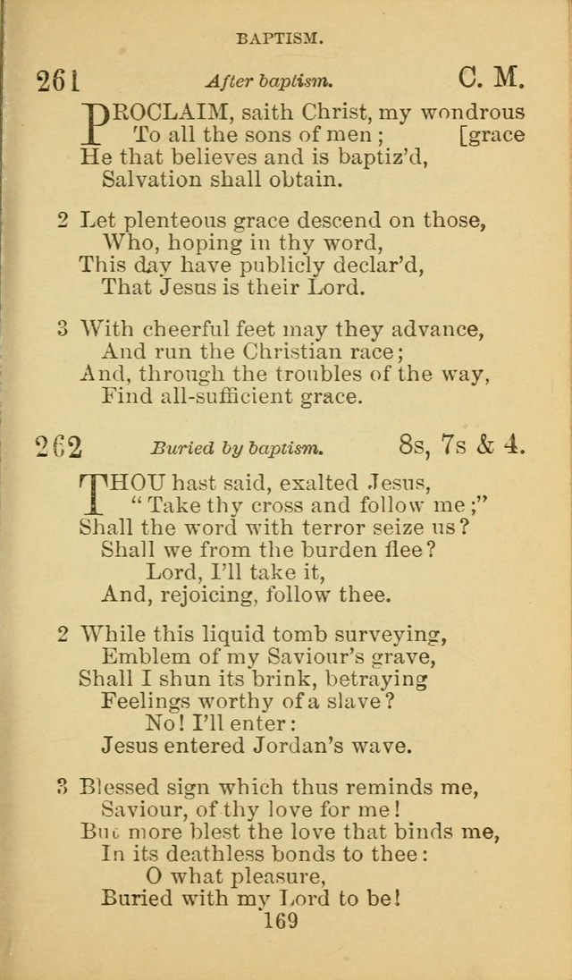 A Collection of Spiritual Hymns: adapted to the Various Kinds of Christian Worship, and especially designed for the use of the Brethren in Christ. 2nd ed. page 171