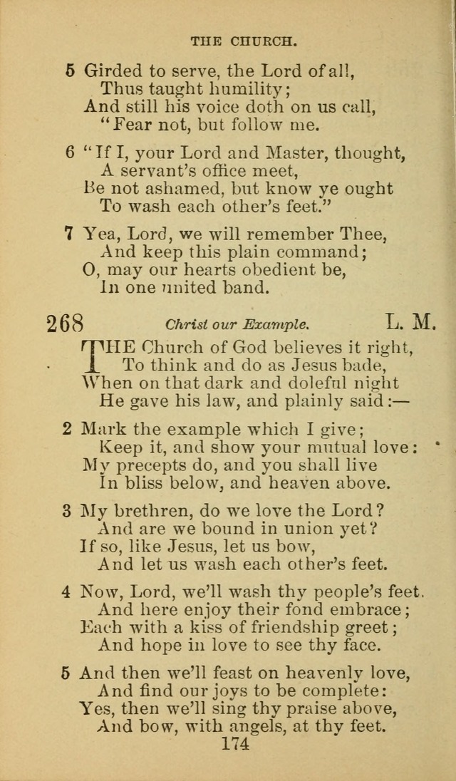 A Collection of Spiritual Hymns: adapted to the Various Kinds of Christian Worship, and especially designed for the use of the Brethren in Christ. 2nd ed. page 176