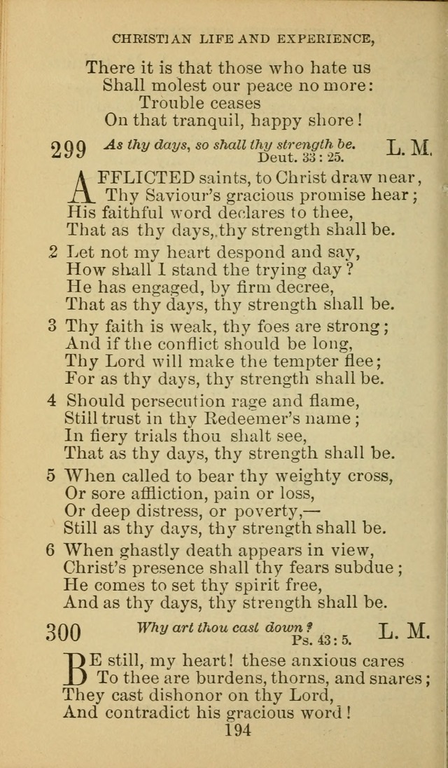 A Collection of Spiritual Hymns: adapted to the Various Kinds of Christian Worship, and especially designed for the use of the Brethren in Christ. 2nd ed. page 196