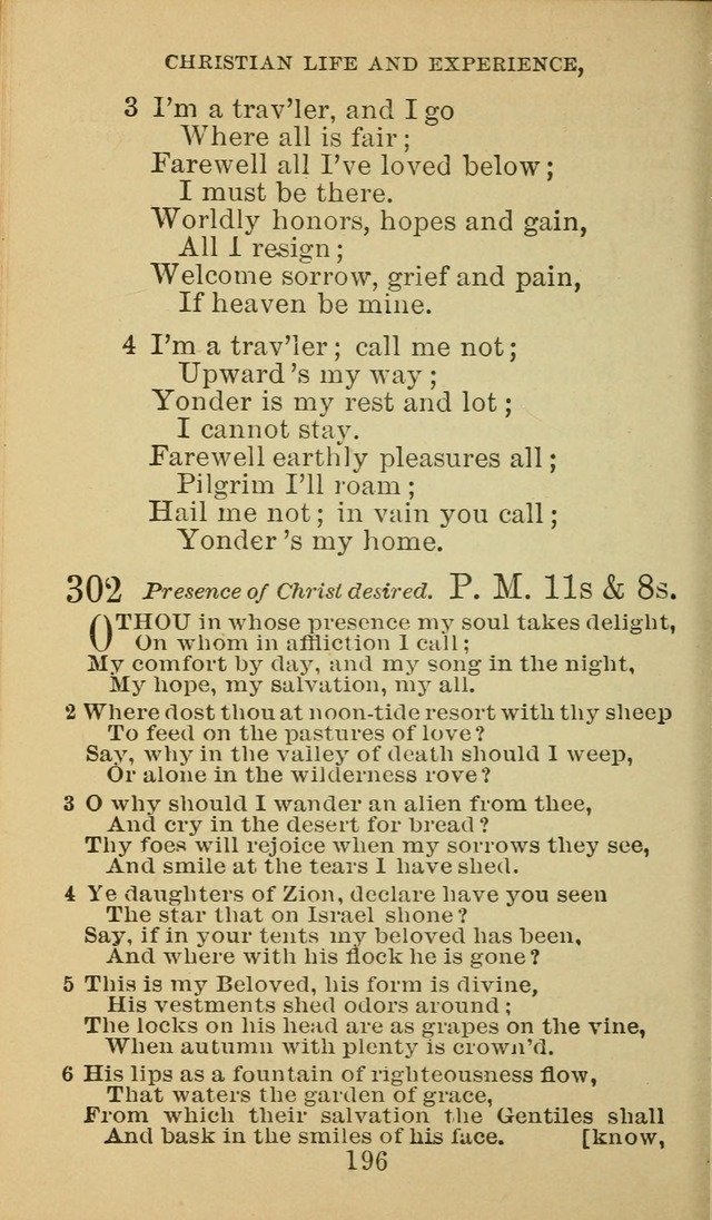 A Collection of Spiritual Hymns: adapted to the Various Kinds of Christian Worship, and especially designed for the use of the Brethren in Christ. 2nd ed. page 198