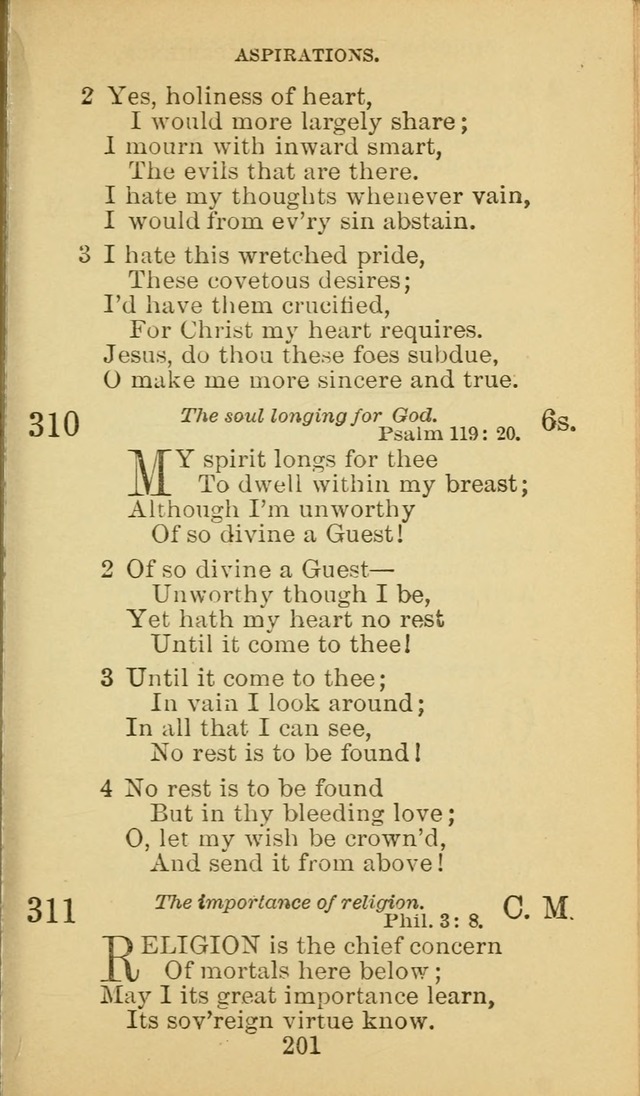 A Collection of Spiritual Hymns: adapted to the Various Kinds of Christian Worship, and especially designed for the use of the Brethren in Christ. 2nd ed. page 203