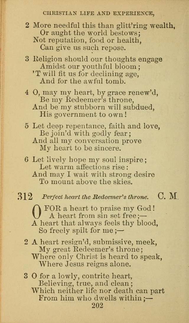 A Collection of Spiritual Hymns: adapted to the Various Kinds of Christian Worship, and especially designed for the use of the Brethren in Christ. 2nd ed. page 204