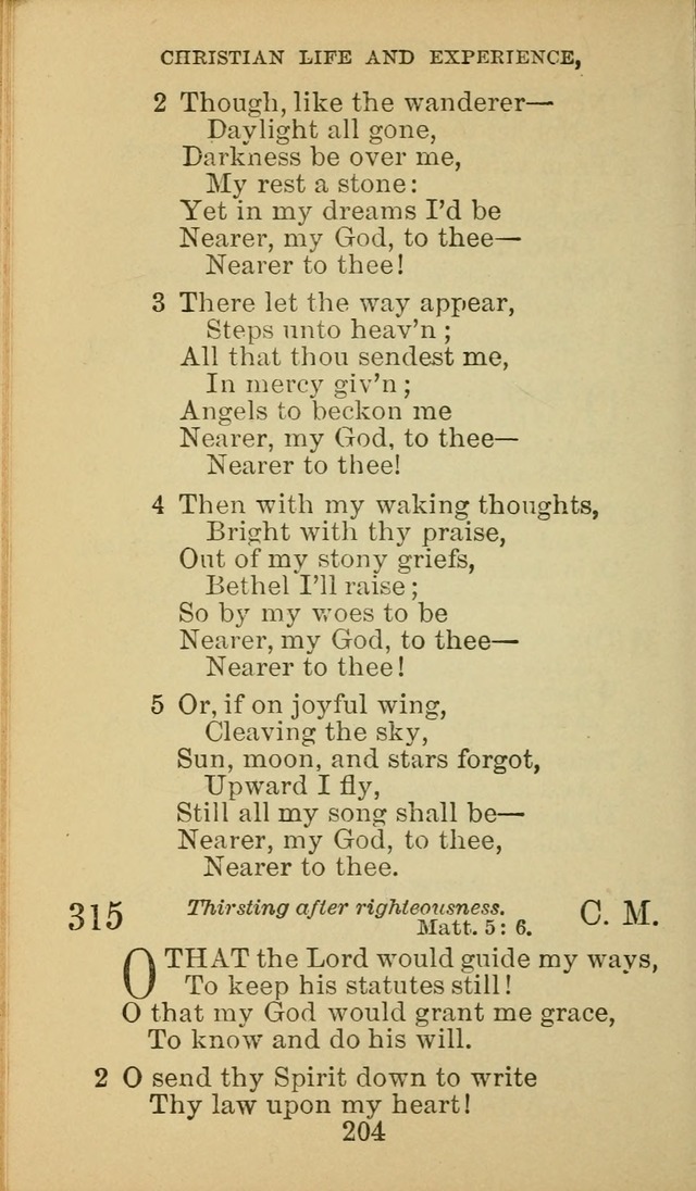 A Collection of Spiritual Hymns: adapted to the Various Kinds of Christian Worship, and especially designed for the use of the Brethren in Christ. 2nd ed. page 206