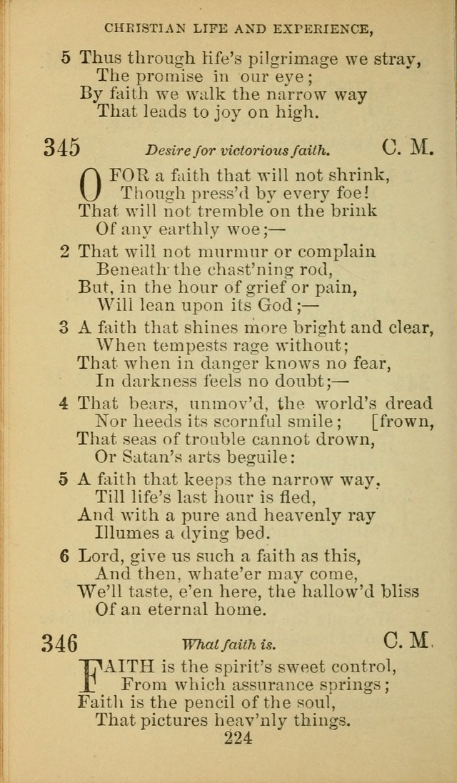 A Collection of Spiritual Hymns: adapted to the Various Kinds of Christian Worship, and especially designed for the use of the Brethren in Christ. 2nd ed. page 226