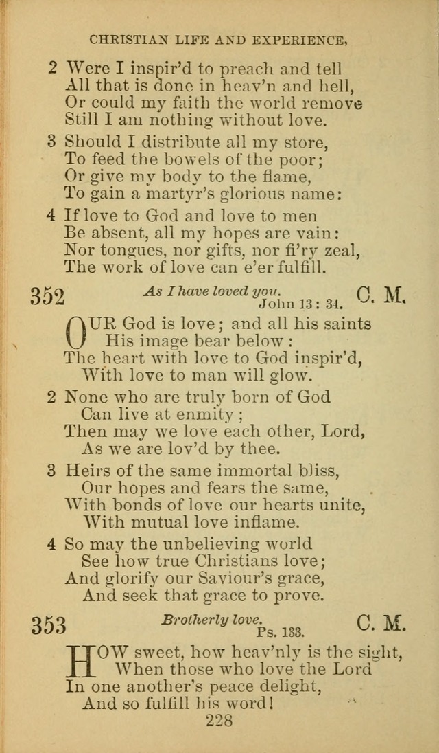 A Collection of Spiritual Hymns: adapted to the Various Kinds of Christian Worship, and especially designed for the use of the Brethren in Christ. 2nd ed. page 230