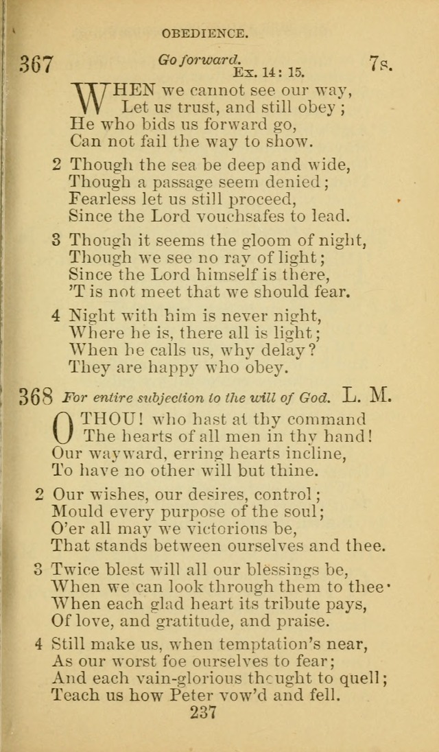 A Collection of Spiritual Hymns: adapted to the Various Kinds of Christian Worship, and especially designed for the use of the Brethren in Christ. 2nd ed. page 239