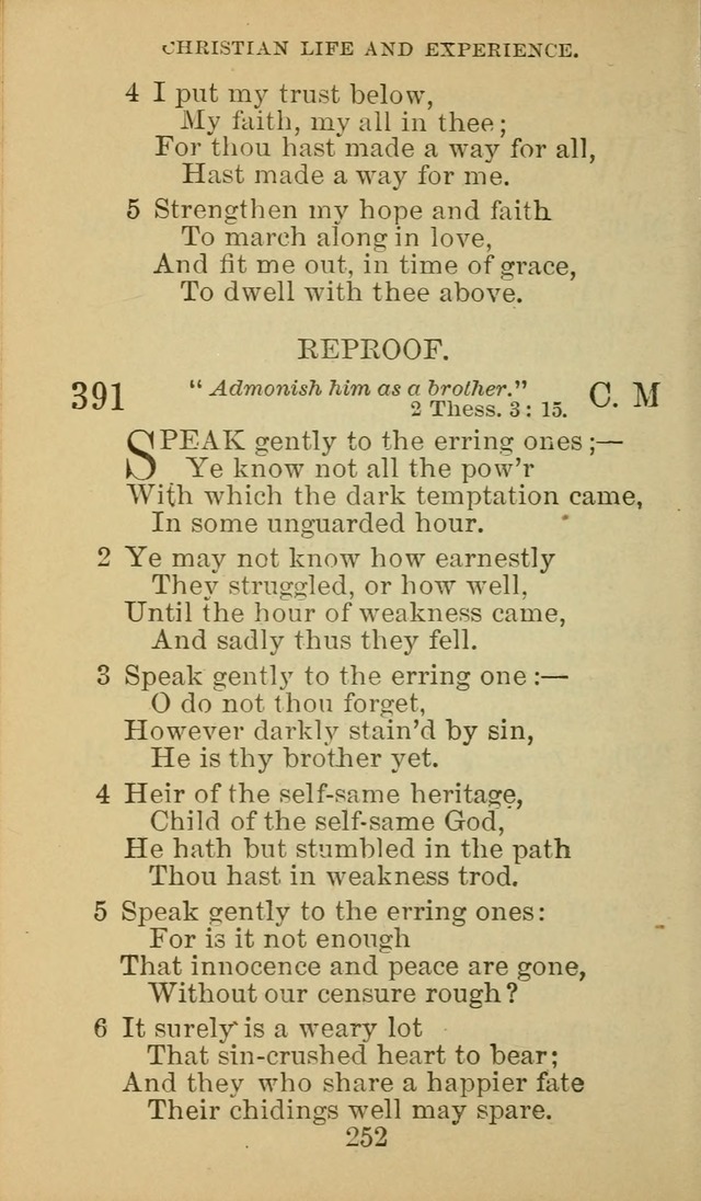 A Collection of Spiritual Hymns: adapted to the Various Kinds of Christian Worship, and especially designed for the use of the Brethren in Christ. 2nd ed. page 254