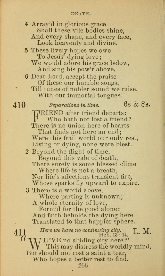 A Collection of Spiritual Hymns: adapted to the Various Kinds of Christian Worship, and especially designed for the use of the Brethren in Christ. 2nd ed. page 268