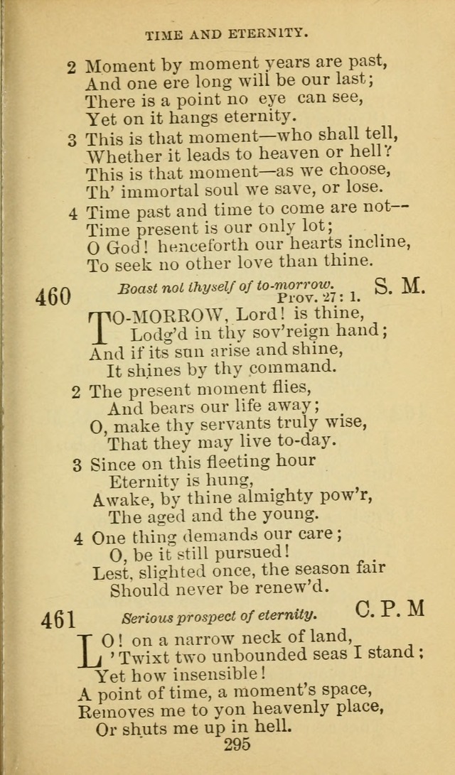 A Collection of Spiritual Hymns: adapted to the Various Kinds of Christian Worship, and especially designed for the use of the Brethren in Christ. 2nd ed. page 297