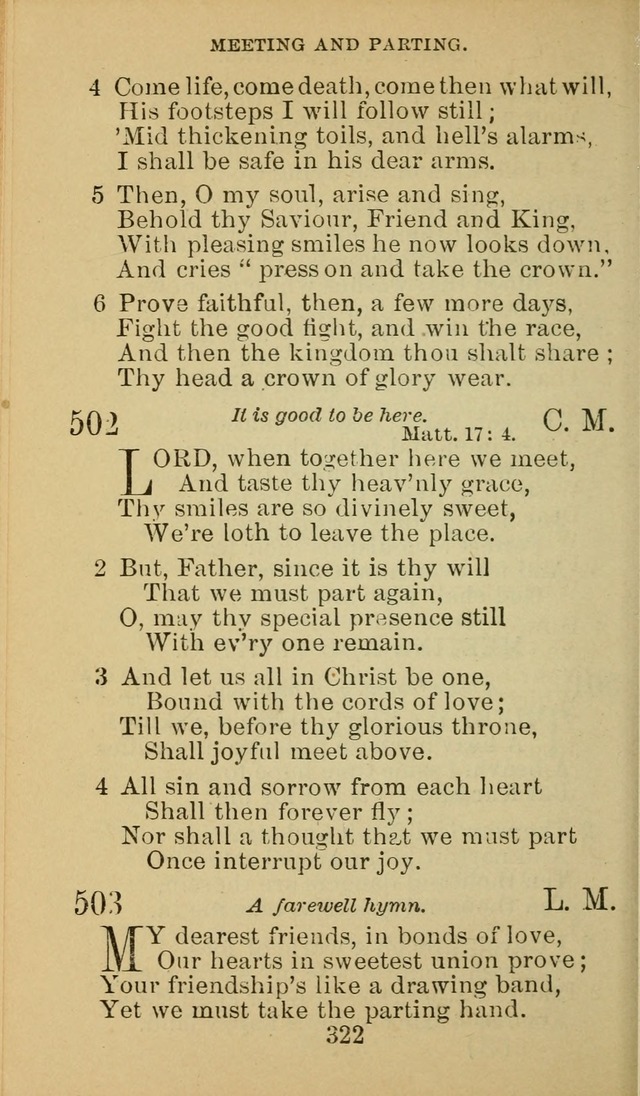 A Collection of Spiritual Hymns: adapted to the Various Kinds of Christian Worship, and especially designed for the use of the Brethren in Christ. 2nd ed. page 324