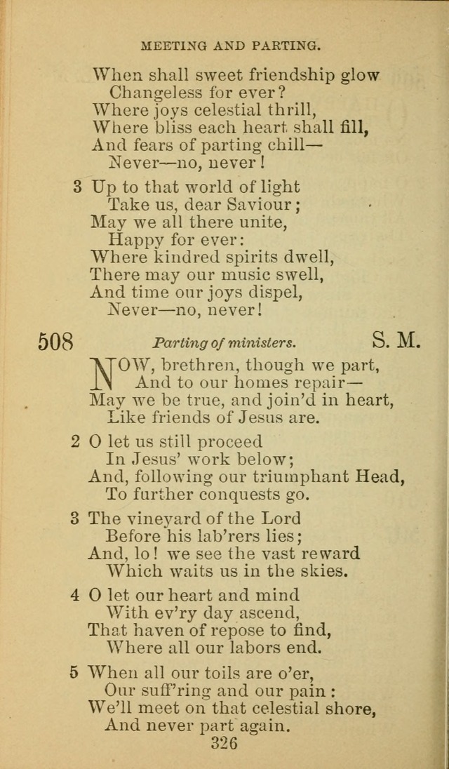 A Collection of Spiritual Hymns: adapted to the Various Kinds of Christian Worship, and especially designed for the use of the Brethren in Christ. 2nd ed. page 328