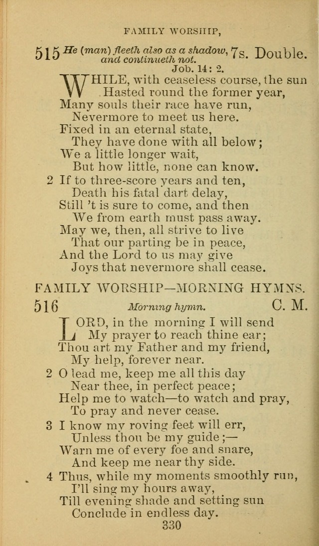 A Collection of Spiritual Hymns: adapted to the Various Kinds of Christian Worship, and especially designed for the use of the Brethren in Christ. 2nd ed. page 332