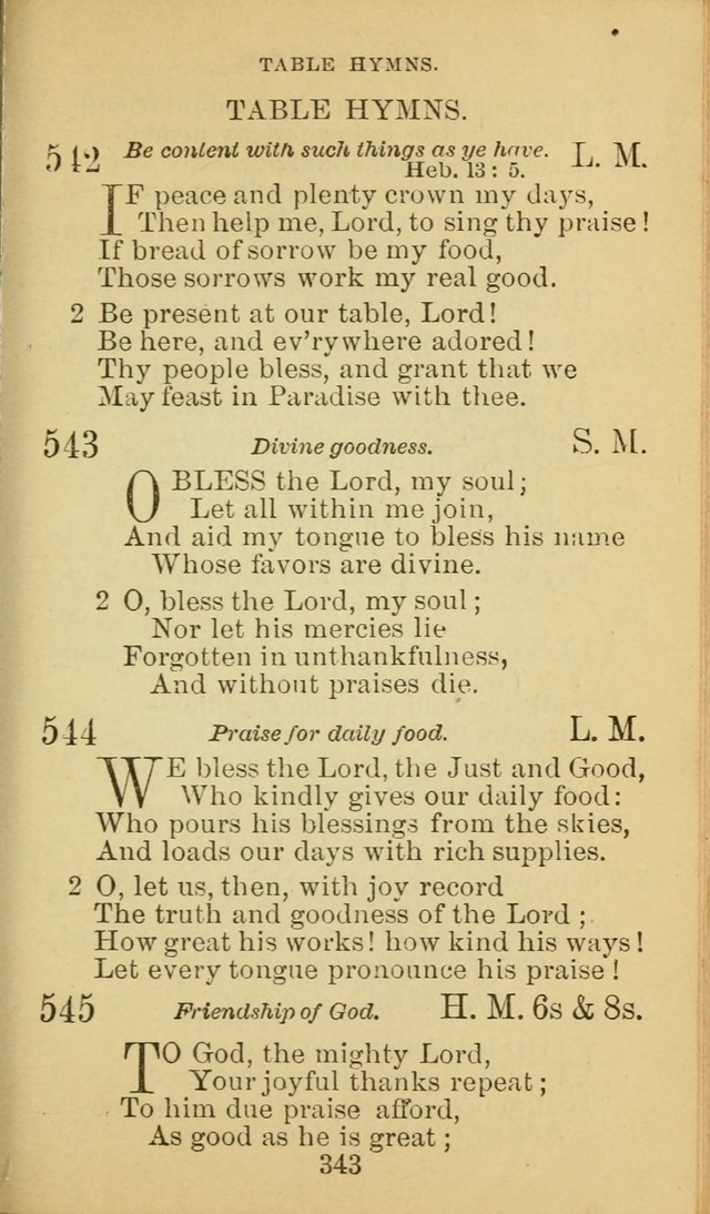 A Collection of Spiritual Hymns: adapted to the Various Kinds of Christian Worship, and especially designed for the use of the Brethren in Christ. 2nd ed. page 345