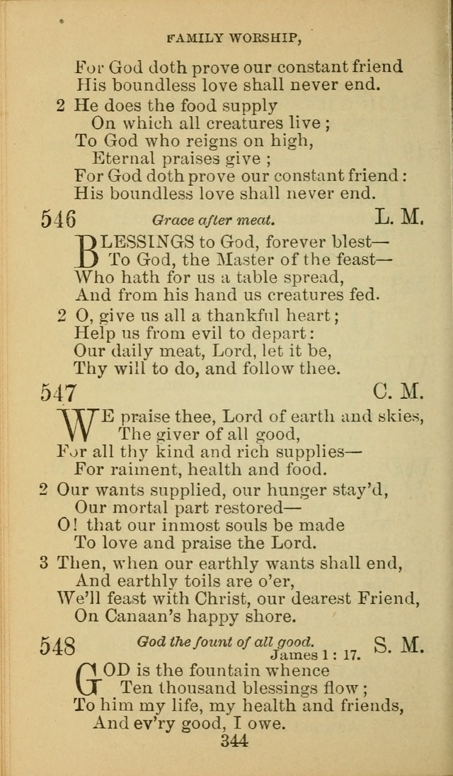 A Collection of Spiritual Hymns: adapted to the Various Kinds of Christian Worship, and especially designed for the use of the Brethren in Christ. 2nd ed. page 346