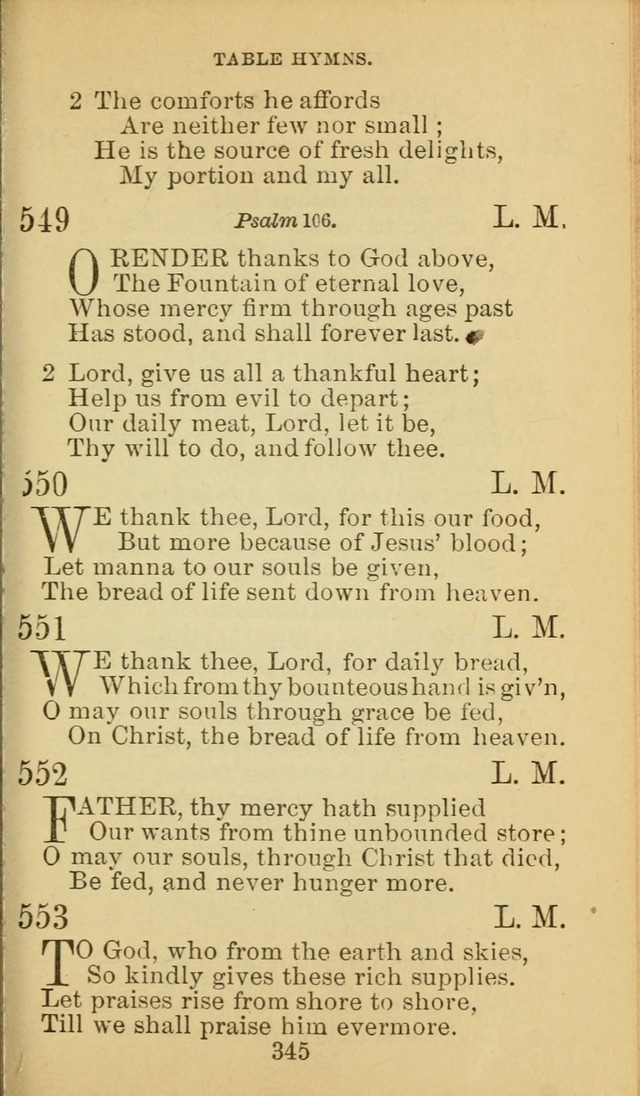 A Collection of Spiritual Hymns: adapted to the Various Kinds of Christian Worship, and especially designed for the use of the Brethren in Christ. 2nd ed. page 347