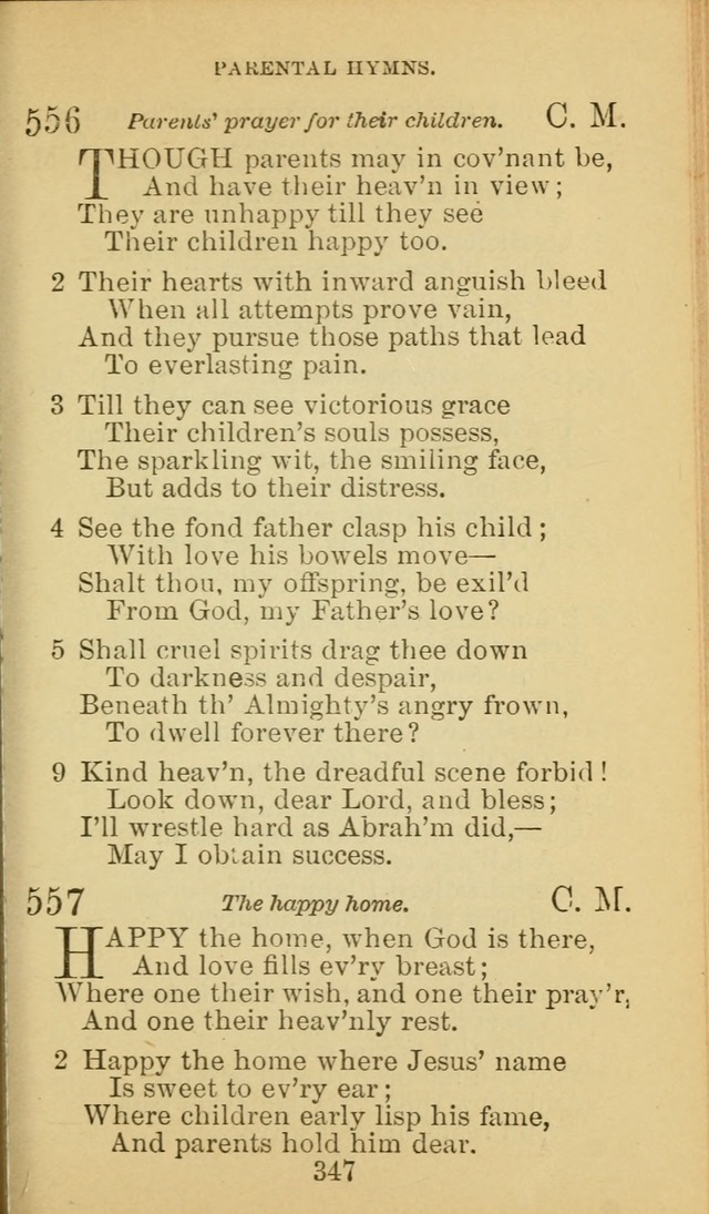 A Collection of Spiritual Hymns: adapted to the Various Kinds of Christian Worship, and especially designed for the use of the Brethren in Christ. 2nd ed. page 349