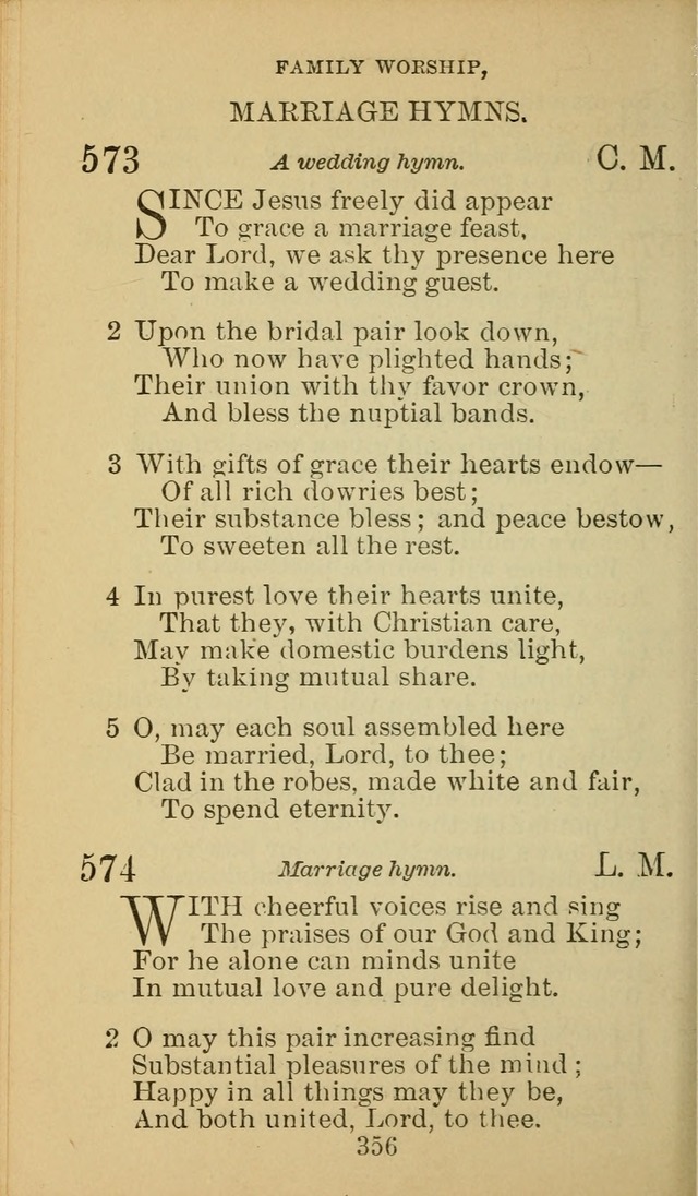 A Collection of Spiritual Hymns: adapted to the Various Kinds of Christian Worship, and especially designed for the use of the Brethren in Christ. 2nd ed. page 358