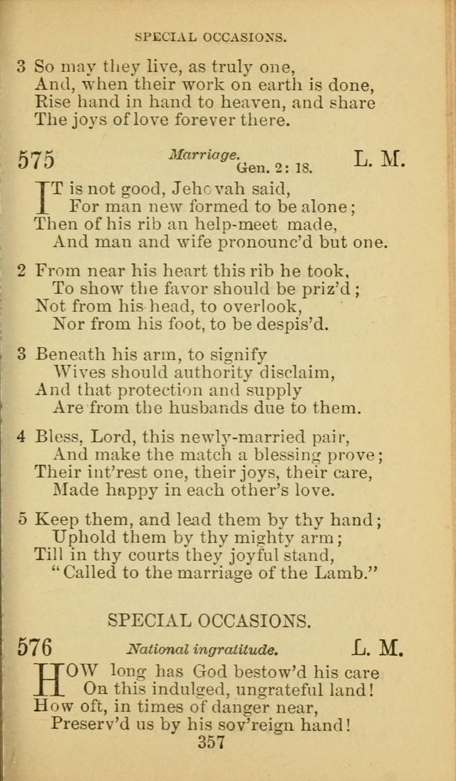 A Collection of Spiritual Hymns: adapted to the Various Kinds of Christian Worship, and especially designed for the use of the Brethren in Christ. 2nd ed. page 359