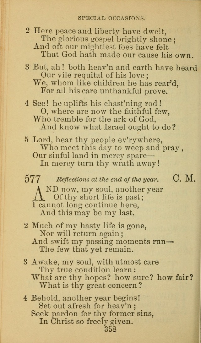 A Collection of Spiritual Hymns: adapted to the Various Kinds of Christian Worship, and especially designed for the use of the Brethren in Christ. 2nd ed. page 360