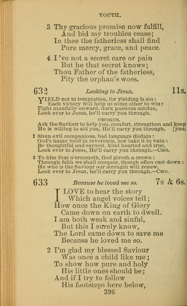 A Collection of Spiritual Hymns: adapted to the Various Kinds of Christian Worship, and especially designed for the use of the Brethren in Christ. 2nd ed. page 398