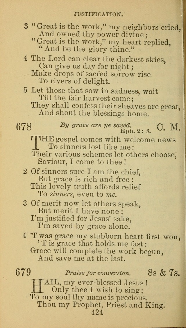 A Collection of Spiritual Hymns: adapted to the Various Kinds of Christian Worship, and especially designed for the use of the Brethren in Christ. 2nd ed. page 428