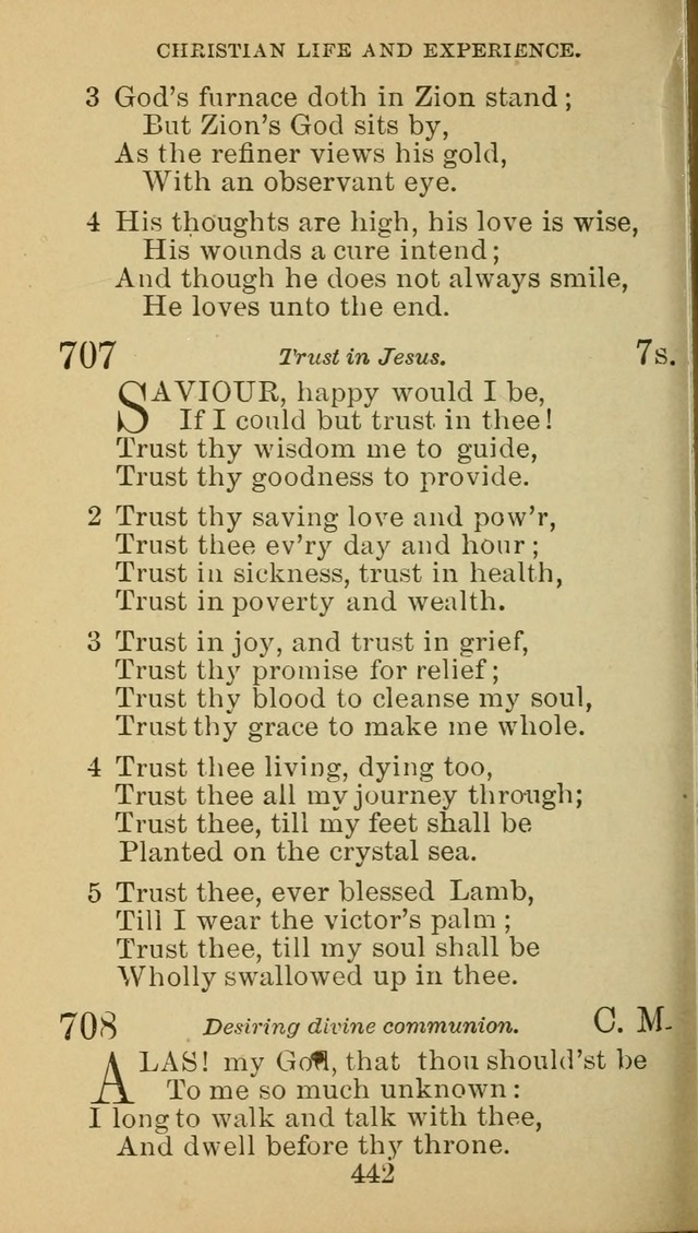 A Collection of Spiritual Hymns: adapted to the Various Kinds of Christian Worship, and especially designed for the use of the Brethren in Christ. 2nd ed. page 446