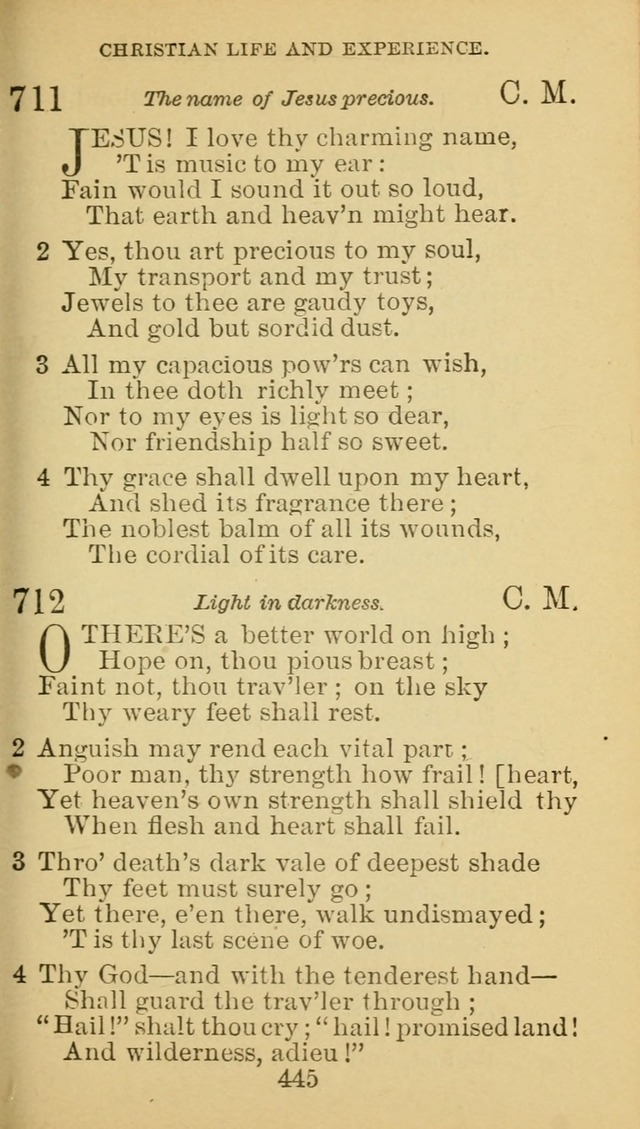 A Collection of Spiritual Hymns: adapted to the Various Kinds of Christian Worship, and especially designed for the use of the Brethren in Christ. 2nd ed. page 449